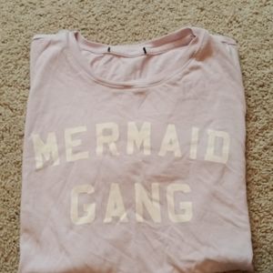 Mermaid gang graphic tee